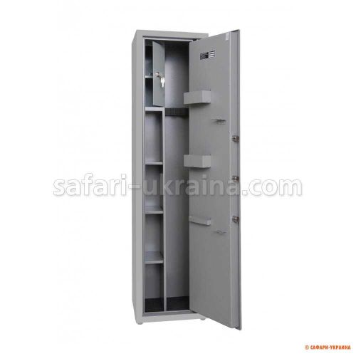 Сейф збройовий Паритет GS.140.K GREY, на 3 рушниці, 140см х 35см х 30см 