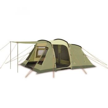 Кемпинговая палатка 6-ти местная с тамбуром Pinguin Interval 6 green, арт. PNG 1316