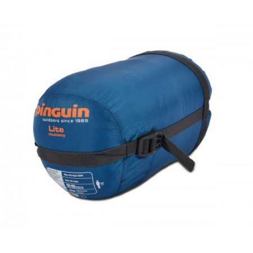 Літній спальник кокон Pinguin Lite Mummy 185 petrol, лівий 