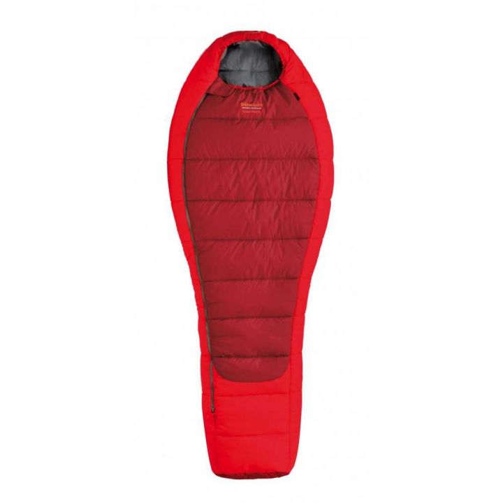 Зимний туристический спальный мешок Pinguin Comfort 195 красный, левый
