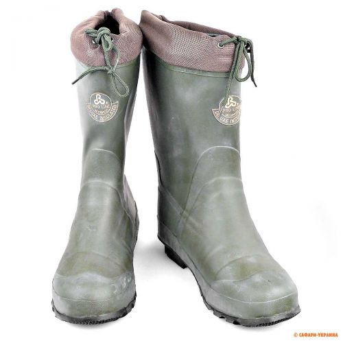 Сапоги для охоты и рыбалки резиновые Proline Rubber Pac Boot, высота 41 см, зелёные Сапоги для охоты и рыбалки резиновые Proline Rubber Pac Boot, высота 41 см, зелёные