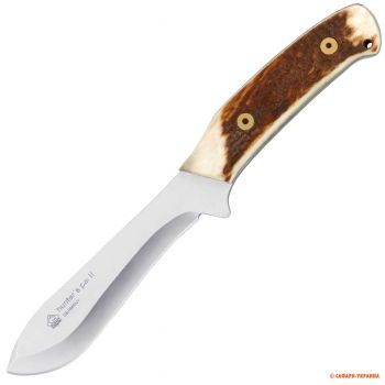 Нож с рукояткой из рога оленя Puma Hunter`s Pal II, длина клинка 101 мм