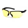 Спортивные очки с поликарбонатными линзами Pyramex Flex Zone, цвет - amber