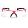 Женские защитные стрелковые очки Pyramex Onix Pink, цвет - clear