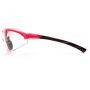 Женские защитные стрелковые очки Pyramex Onix Pink, цвет - clear