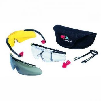 Тактические очки со сменными линзами и берушами Radians RAD PACK