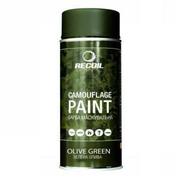 Маскувальна фарба для зброї RecOil Olive Green HAM102, 400 мл
