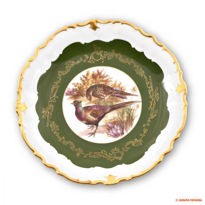 Порцелянова тарілка з орнаментом Reichenbach Ornamentalplate Dora, 26 см 