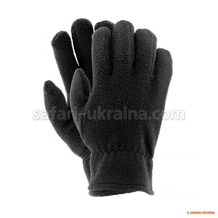 Перчатки Lemigo утепленные из полар-флиса черные