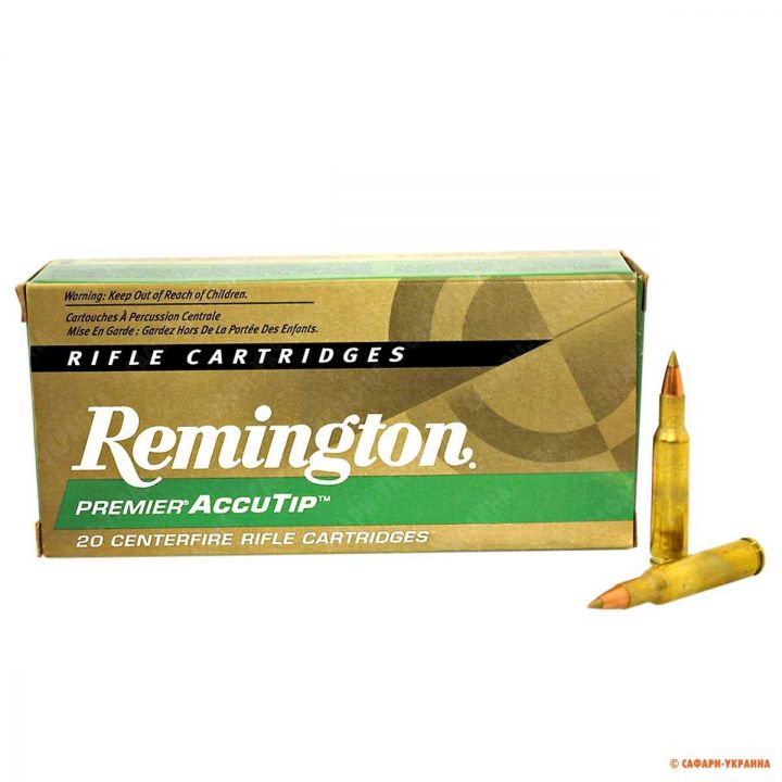 Патрон Remington AccuTip, кал.222 Rem, вага: 3,24 gr / 50,0 grs 