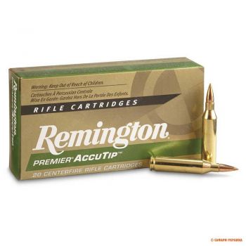 Патрон Remington Premier, кал.7-08 Rem, пуля AccuTip Boat Tail, вес 9,1 gr / 140 grs