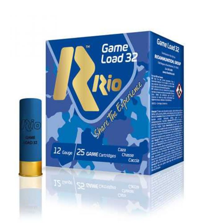 Патрон Rio Game Load-32 NEW, кал.12/70, дріб №0 (5,00 мм), 32 г 