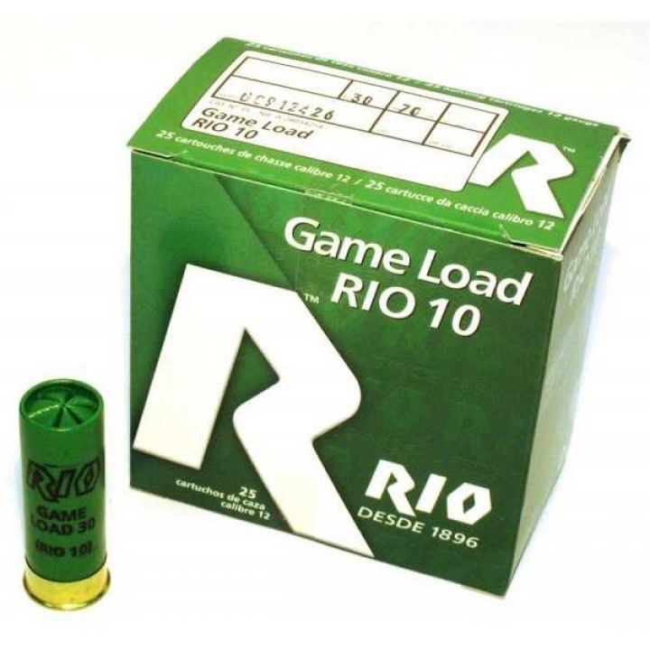 Патрон Rio Game Load-30 NEW, кал.12/70, дробь №7 (2,5 мм), навеска 30 г