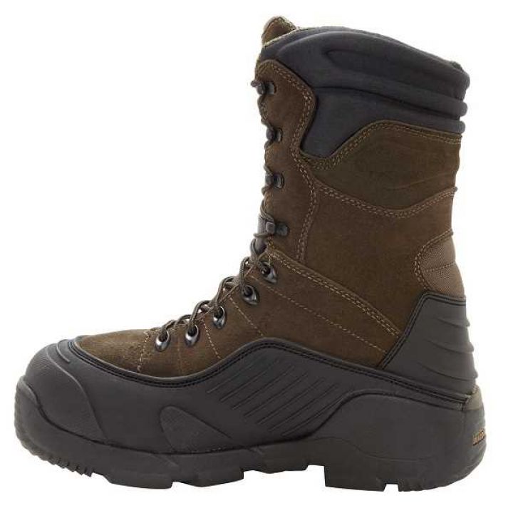 Теплі черевики для полювання Rocky Blizzard Stalker, коричневі, висота 23 см 