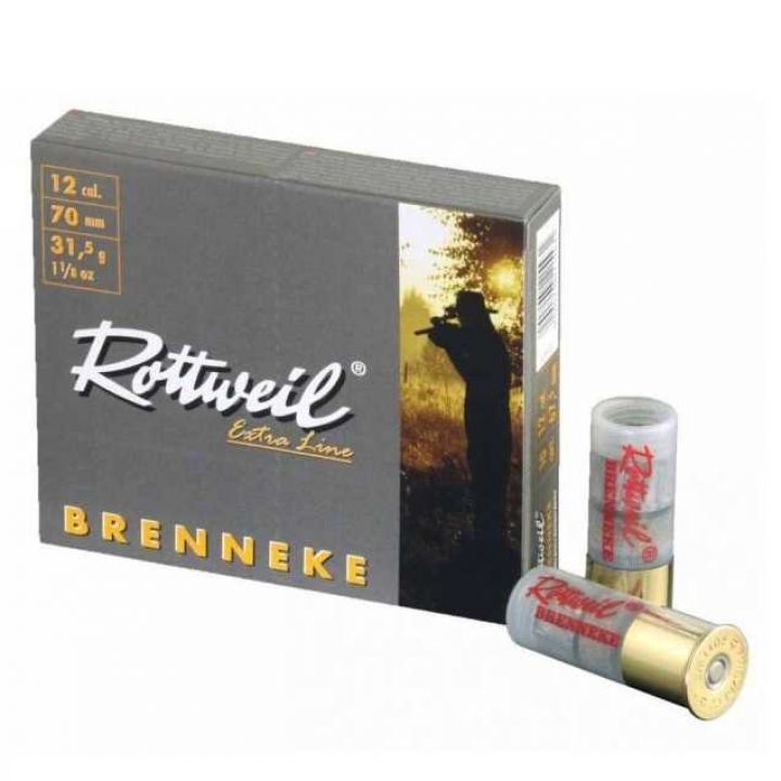 Патрон Rottweil Brenneke Classic, кал.12/70, тип кулі Brenneke, маса 31,5 г 