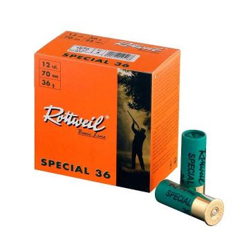 Патрон Rottweil Special 36, кал.12/70, дріб № 2 (3,7 мм), 36 г