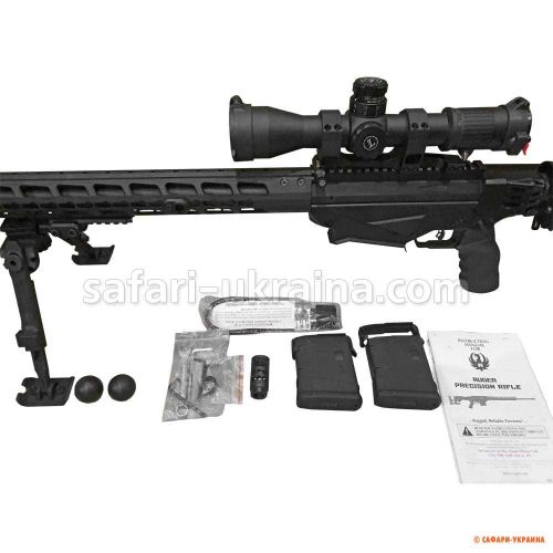 Карабин нарезной RUGER Precision rifle, кал.308 Win, ствол 51 см, с прицелом Leupold Mark 6, 3-18x44 CMR 7,62