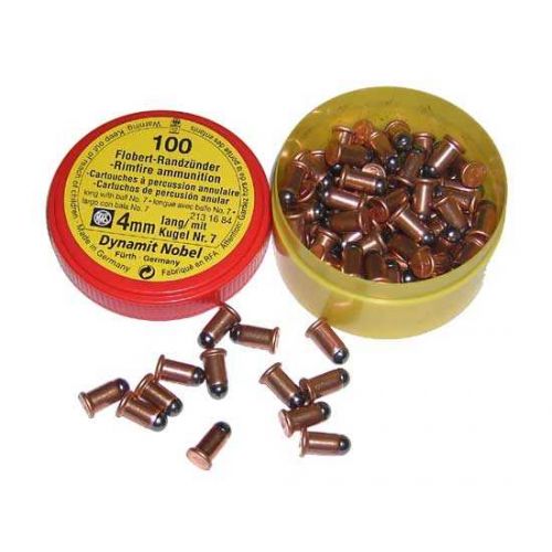 Патрон Флобера RWS Flobert Cartridges, кал.4 мм Flobert (Long), 