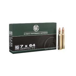 Патрон RWS, кал.7x64, тип кулі: KS-Geschoss, вага: 8,0 g/123 grs