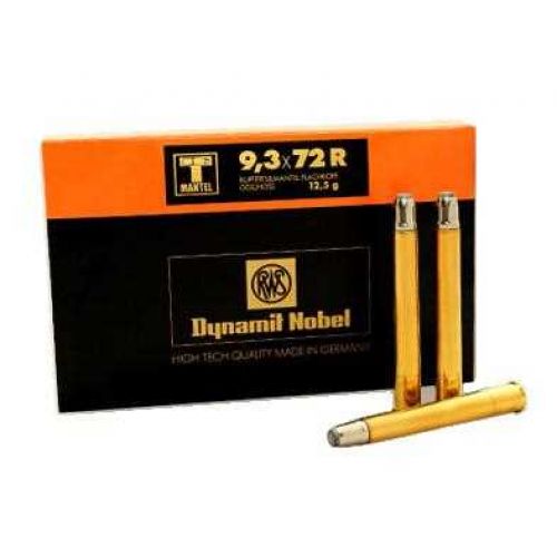 Патрон RWS, кал.9,3x72 R, тип кулі: T-Mantel, вага: 12,5 g/193 grs 
