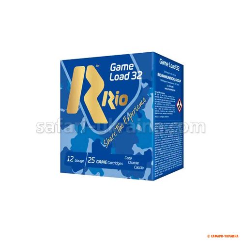 Патрон RIO Game Load-32 Disperser кал. 12/70, дробь №6, навеска 32 г