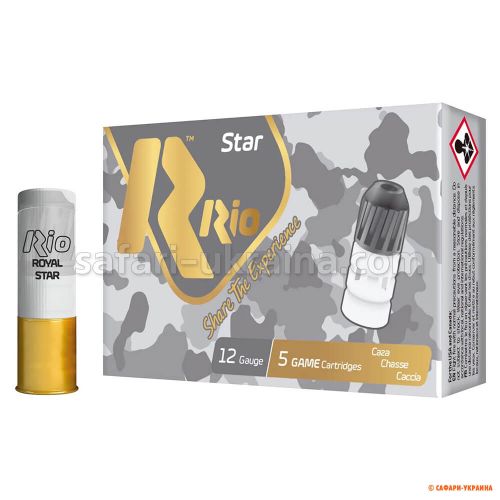 Патрон RIO Royal Bala Star NEW кал. 12/70 пуля Star, масса 32 г