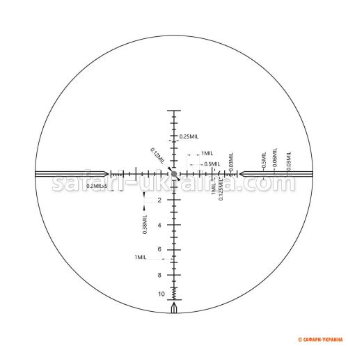 Прицел XD Precision Black-LR FFP 4-24x50 сетка MPX1