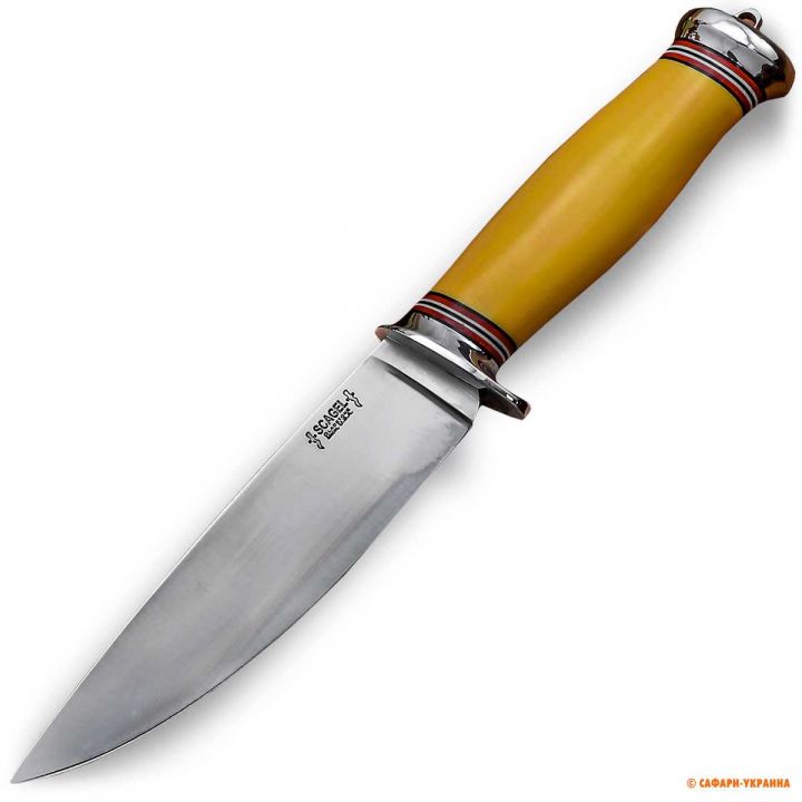 Мисливський ніж Scagel Medium Hunter - F, дерев`яна рукоятка, довжина клинка 14 см 