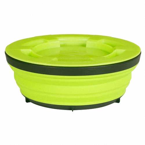 Складная миска с крышкой Sea To Summit X-Seal & Go Large, арт. STS AXSEALLLI, цвет: lime