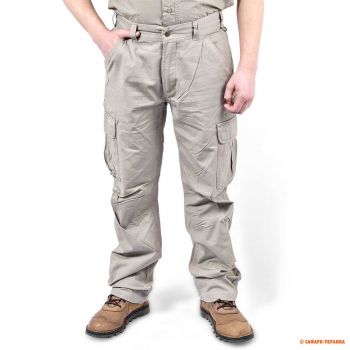 Хлопковые брюки для сафари Seeland Etosha, серые