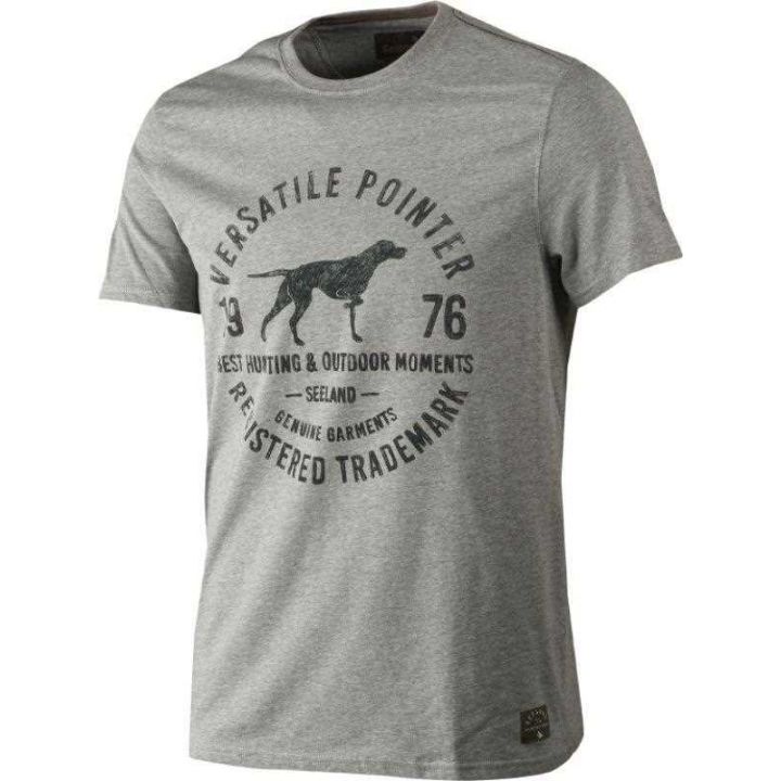 Охотничья футболка Seeland Aiden printed T-shirt, цвет: Grey