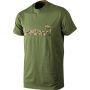 Футболка с камуфлированным логотипом Seeland Camo T-shirt, цвет: зеленый