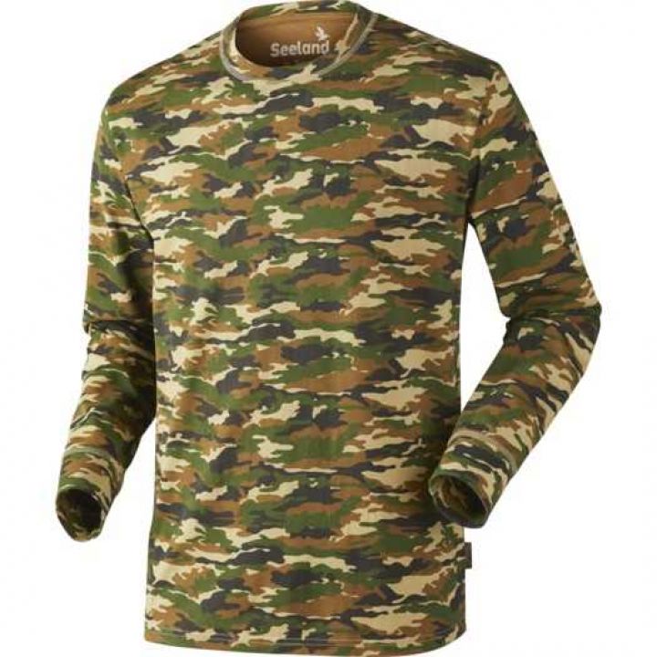 Футболка камуфлированная Seeland Speckled L/S T-shirt camo