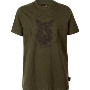 Футболка Seeland Flint T-shirt, колір: Dark Olive