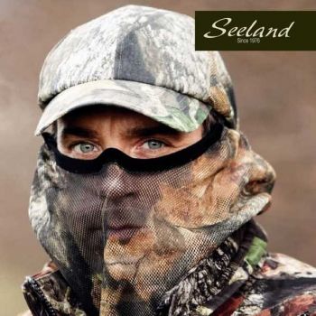 Сітчаста кепка маска від москітів Seeland Camouflage Cap, для полювання і рибалки