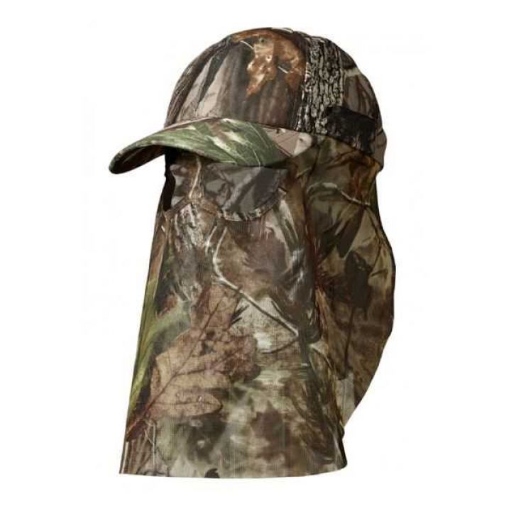 Кепка для охоты Seeland Cover cap, с маской от москитов, цвет Realtree