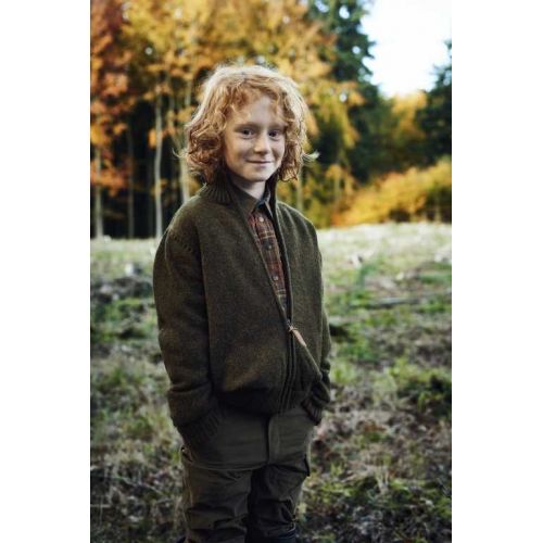 Вовняна дитяча кофта Seeland Jaden Kids Jersey, мембрана WindBeater® 