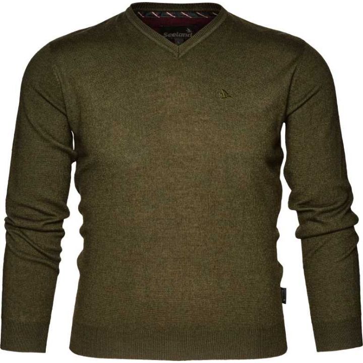 Шерстяной охотничий пуловер Seeland Compton Pullover, цвет Pine Green