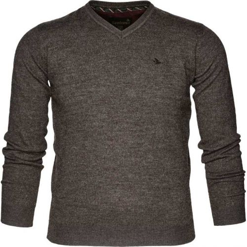 Шерстяной охотничий пуловер Seeland Compton Pullover, цвет Moose Brown