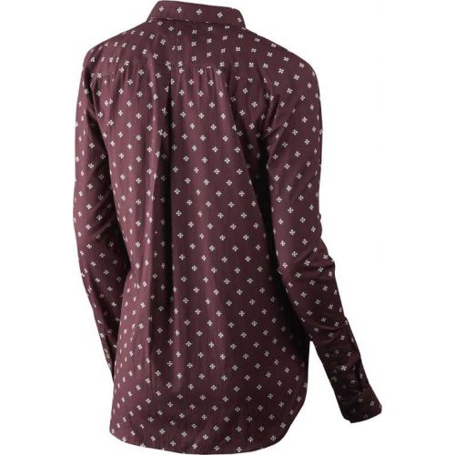 Бавовняна сорочка жіноча Seeland Erin Lady shirt, колір Chocolate Tile 