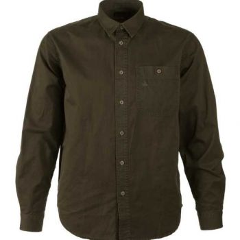 Рубашка охотничья Seeland Flint Shirt, 100% хлопок, цвет: dark olive