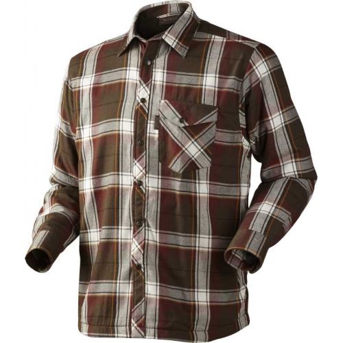 Фланелевая рубашка мужская Seeland Moscus shirt, цвет Pine green
