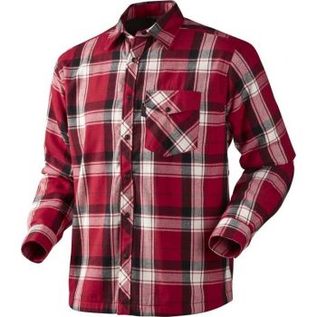 Фланелевая рубашка мужская Seeland Moscus shirt, цвет Chili red
