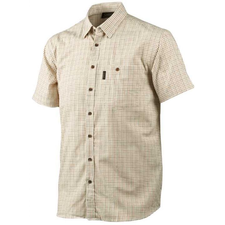 Охотничья рубашка Seeland Parkin с коротким рукавом, цвет: песочный