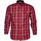 Сорочка мисливська в клітинку Seeland Helt Shirt, колір Biking red check