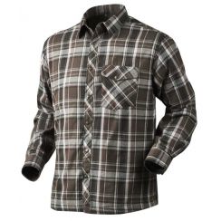 Сорочка чоловіча в клітинку Seeland Vick shirt Faun, колір: Faun brown
