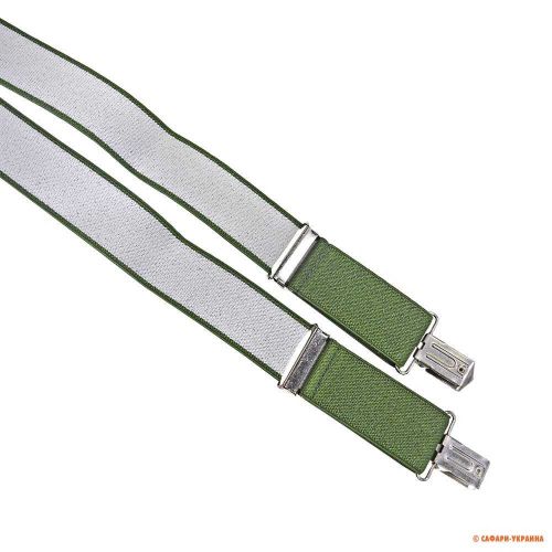 Підтяжки для штанів на кліпсах Seeland Braces, зелені 