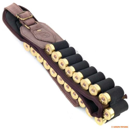 Пояс-патронташ 12 калібр Seeland Cartridge belt, коричневий 