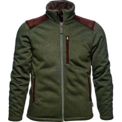 Теплий светр Seeland DYNA KNIT FLEECE, колір: Forest Green