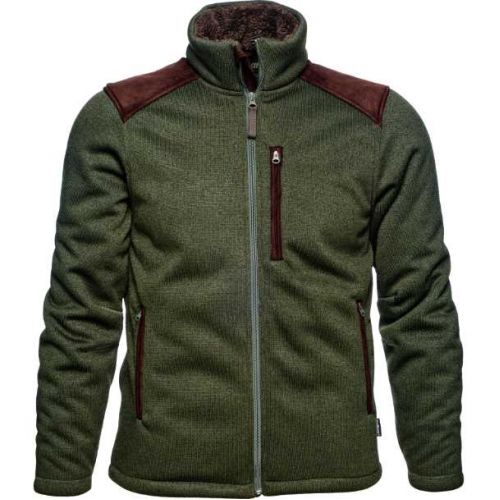 Теплий светр Seeland DYNA KNIT FLEECE, колір: Forest Green 
